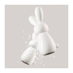 "Bunny" Spice Mill In Lacquered Beech - White