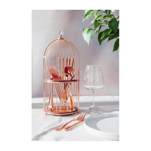 Stonerose
Ensemble De Couverts De 24 Pièces Avec Porte-Couverts En Cage
Boîte Cadeau