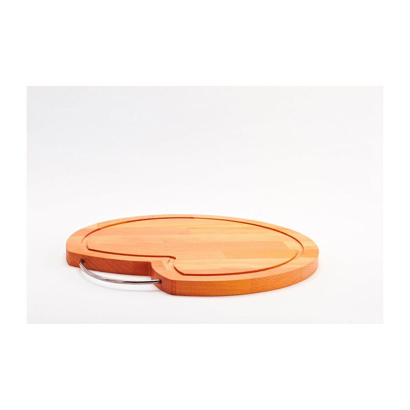 Planche À Découper Ronde En Bois De Hêtre