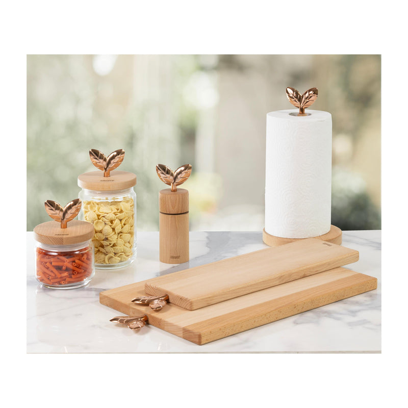 « Printemps D’Or » Planche À Découper En Hêtre Huilé Naturel 40X23X2 Cm