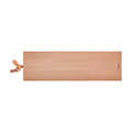 Planche À Découper De Salami De Hêtre Huilé Naturel « Cocorico » 40X11X2 Cm