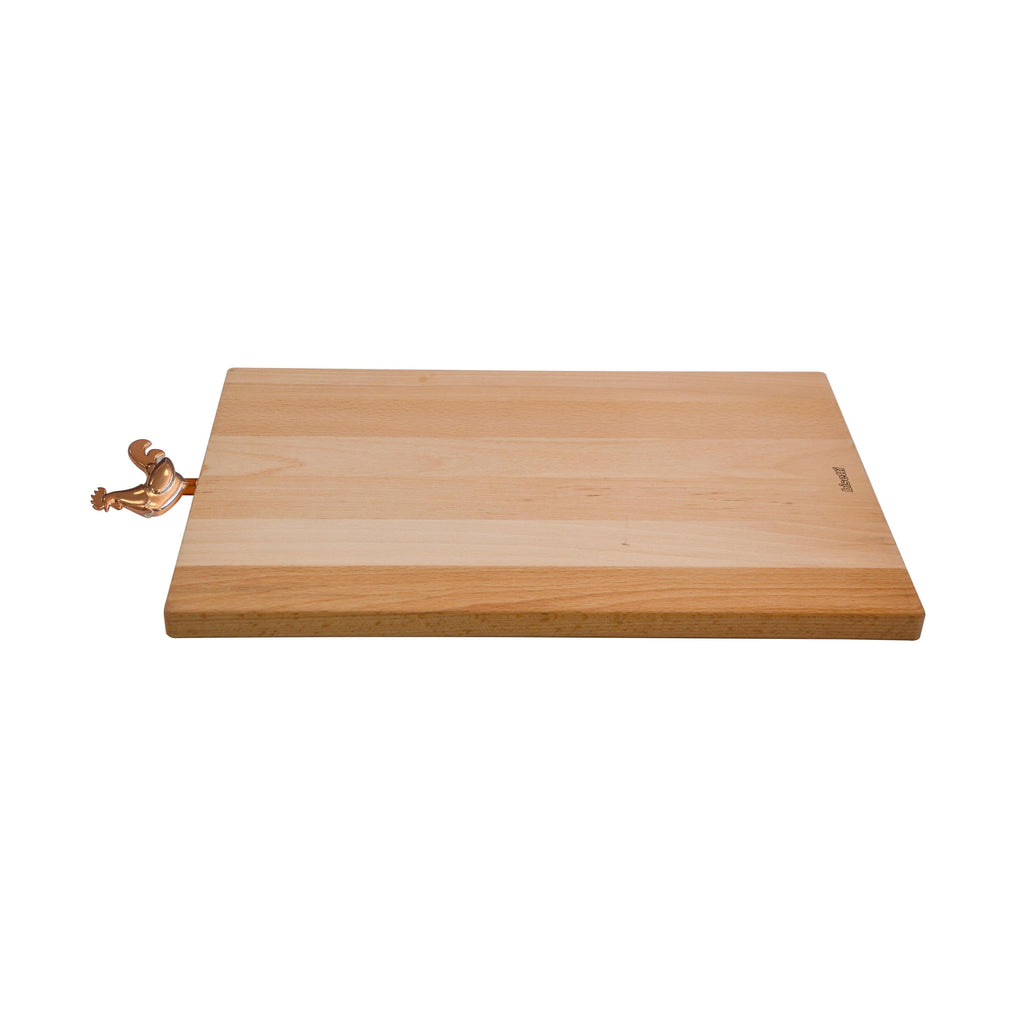 "Cocorico" Cutting Board in Natural Oiled Beech Wood 40x23x2 cm