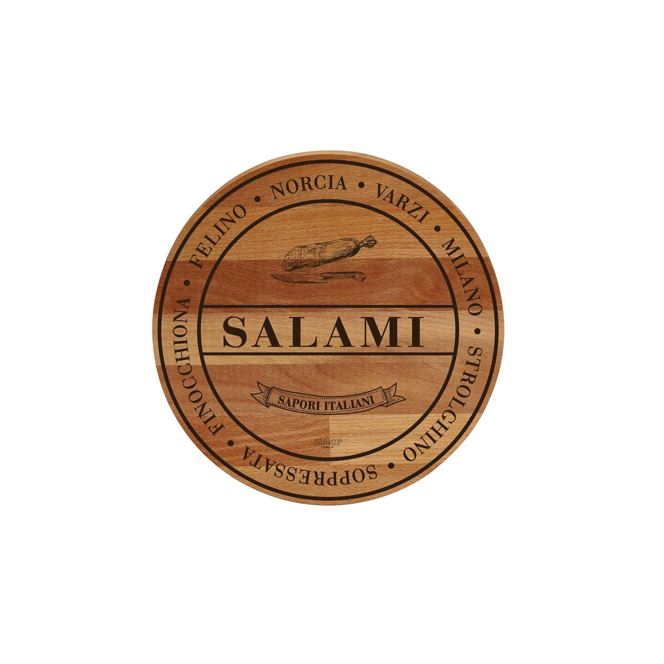 Beech Wood Chopping Board "Salami"