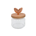 Glass Jar "Printemps D'Or" 750Cc With Naturally Oiled Beechwood Lid