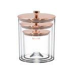 Stonerose
Three Airtight Jars
Space-Saving and Stackable
Acrylic Material
Rose Gold Colour
Gift Box