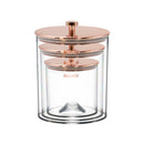 Stonerose
Trois Bocaux Hermétiques 
Économe D’Espace Et Empilable
Matériau Acrylique
Couleur Or Rose
Boîte Cadeau