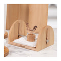 Napkin Holder "Cocorico" In Natural Oiled Beechwood 20X18X12 Cm