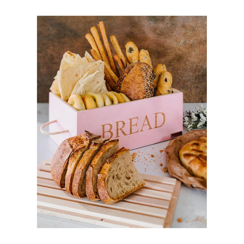 Boîte À Pain Avec Couvercle/Planche À Découper - Stonerose