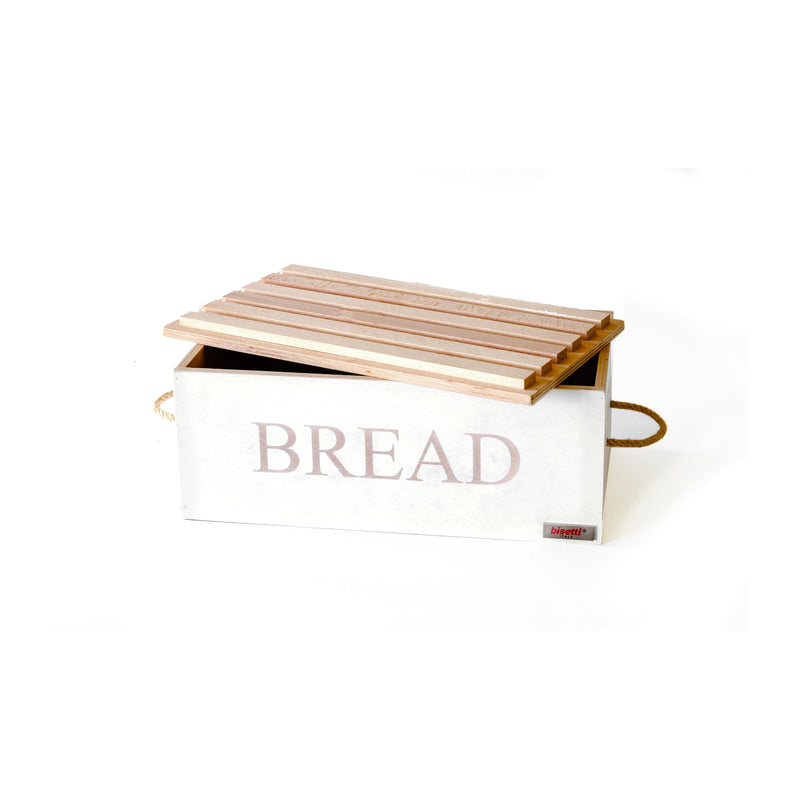 Boîte À Pain Avec Couvercle/Planche À Découper - Stonewhite