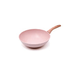 Wok/Pasta Saucer - Stonerose - 28 CM Wooden Handle