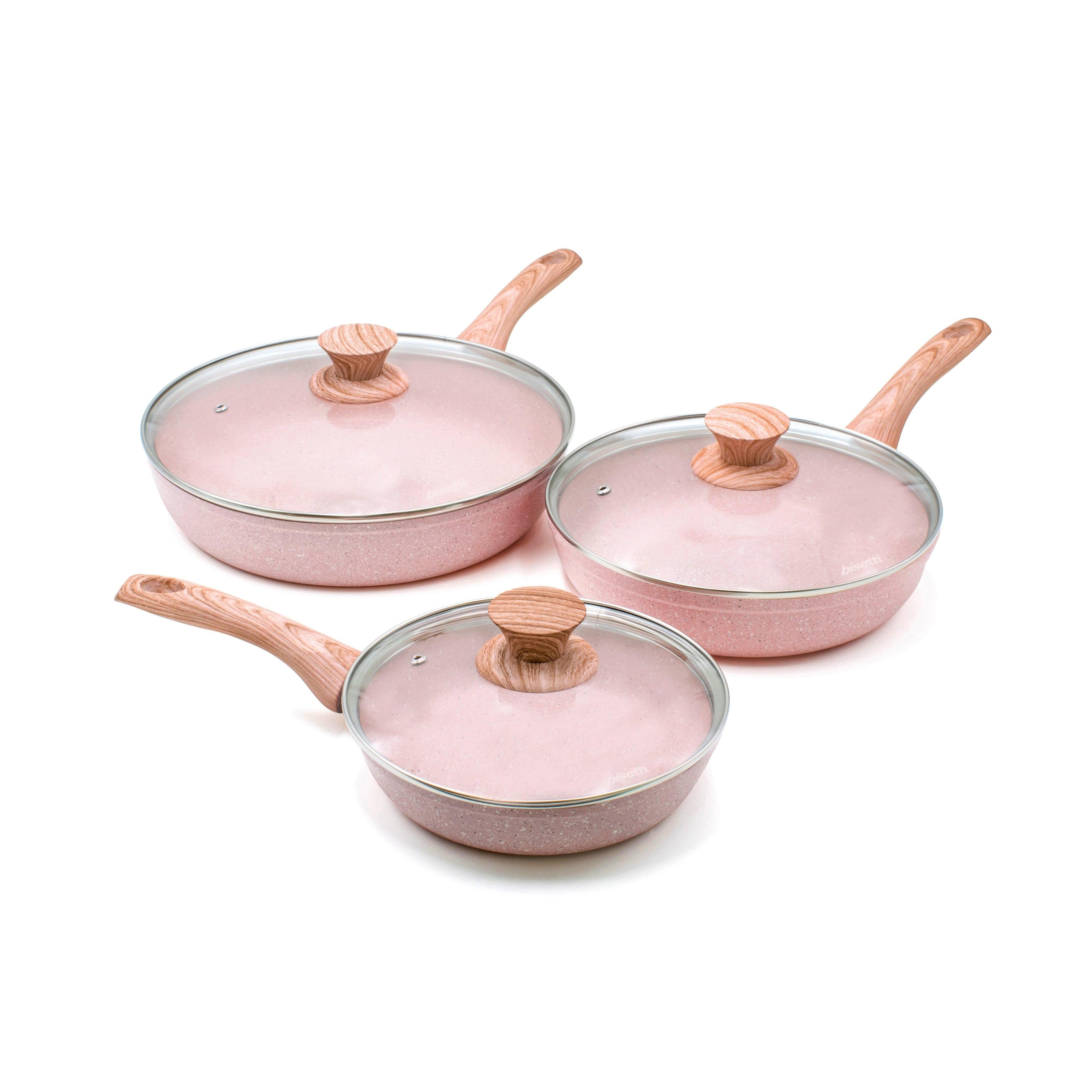 Ensemble De 6 Pièces - Poële À Frire 20/ 24/ 28 CM