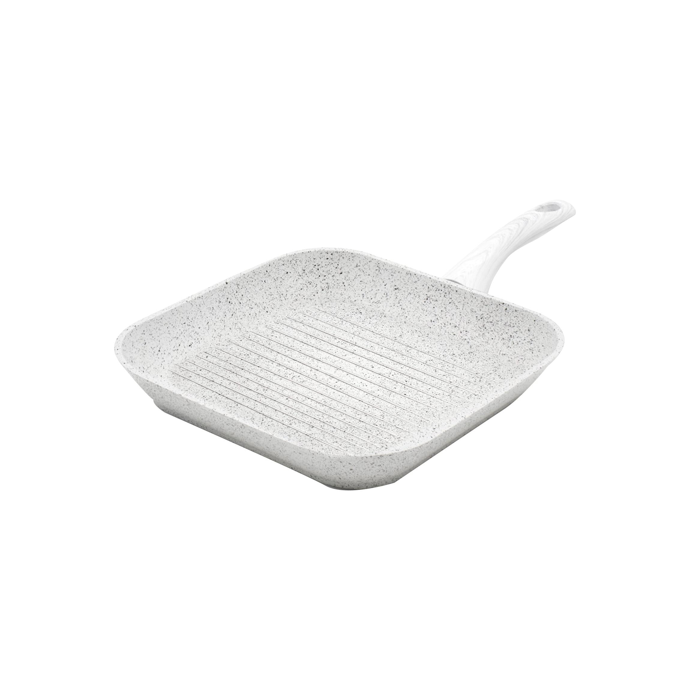 "Stonewhite" Grill Handle 28X28 Cm White Wood Effect