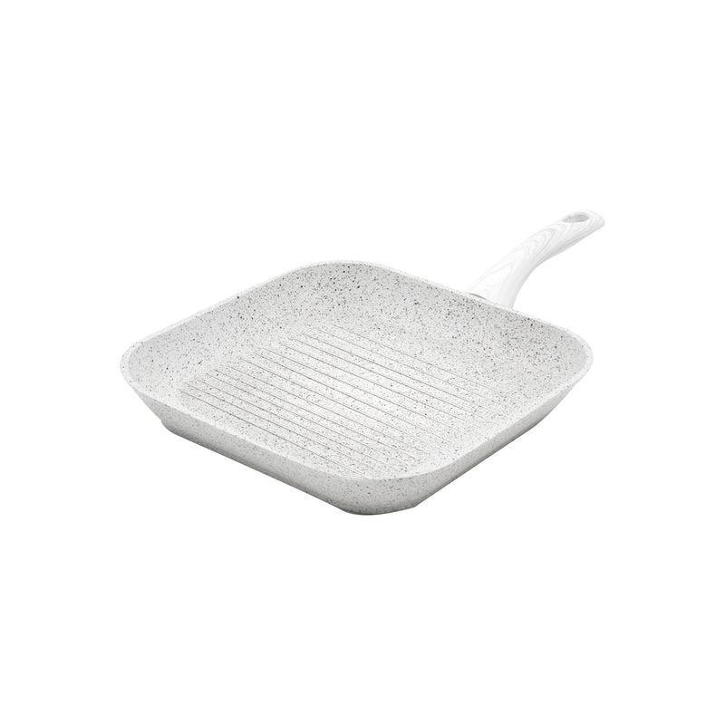 Poignée À Grill « Stonewhite » 28X28 Cm Effet Bois Blanc