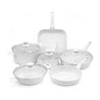 10-Piece Cookware Set - Stonewhite