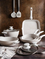 10-Piece Cookware Set - Stonewhite