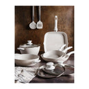 Batterie 10 Pièces. Poignées En Bois Blanc « Stonewhite »