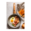 Poêle Ø 20 Cm « Pierre Gourmet » Avec Couvercle En Bois