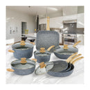 Batterie 13 Pièces. « Pierre Gourmet » Manipule Design Bois Naturel