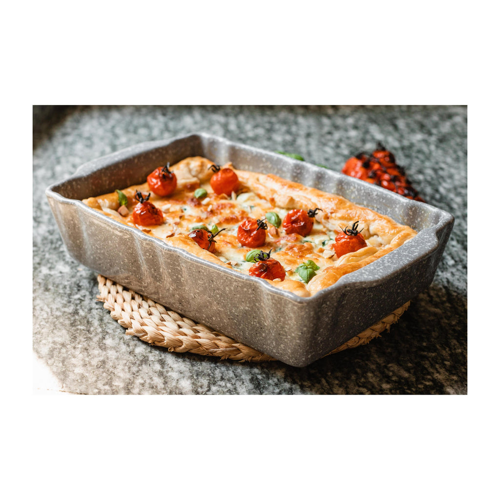 Large Rectangular Pierre Gourmet Dish In High-Resistance Stoneware