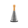 Multifunction Conical Grater In Stainless Steel / Natural Varnished Beech 24 Cm - Small
