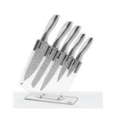 Ensemble De 5 Couteaux Stonewhite - Manches À Finition Argentée