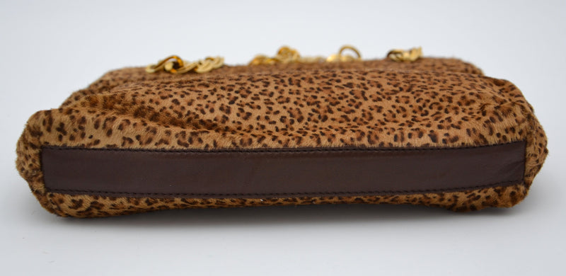 Bottega Veneta Vintage Leopard Hair Bag