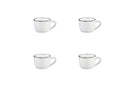 Tasse Pure - 4 Pièces - Blanc Neige