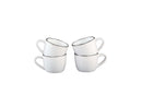 Tasse Pure - 4 Pièces - Blanc Neige