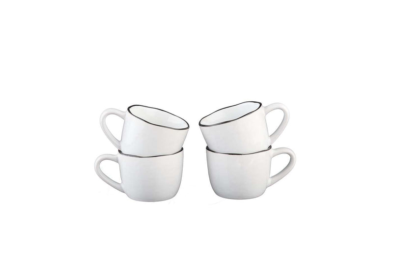 Tasse Pure - 4 Pièces - Blanc Neige