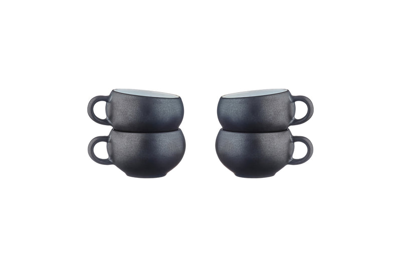 Tasse Gourmet - 4 Pièces - Onyx