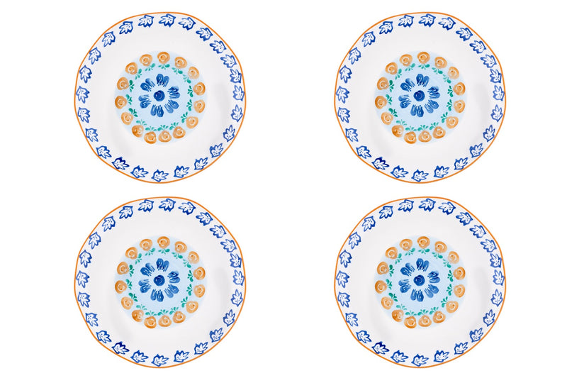 Assiette Napoli - 4 Pièces - Agrumi