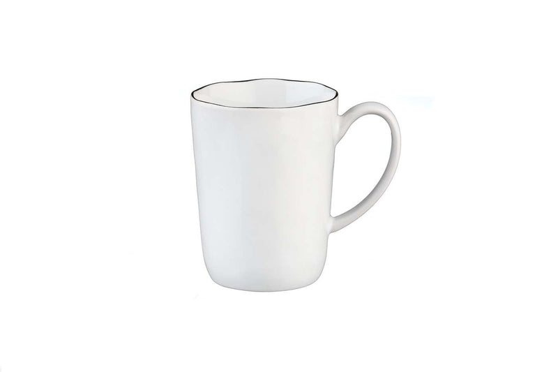 Mug Pure 40Cl - 4 Pièces - Blanc Neige