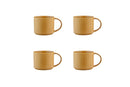 Mug Scandi - 4 Pièces - Ocre