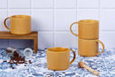 Mug Scandi - 4 Pièces - Ocre