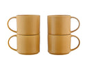 Mug Scandi - 4 Pièces - Ocre