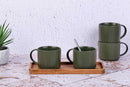 Mug Scandi - 4 Pièces - Olive