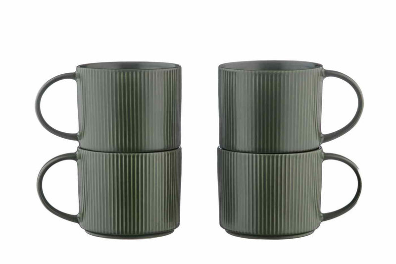 Mug Scandi - 4 Pièces - Olive