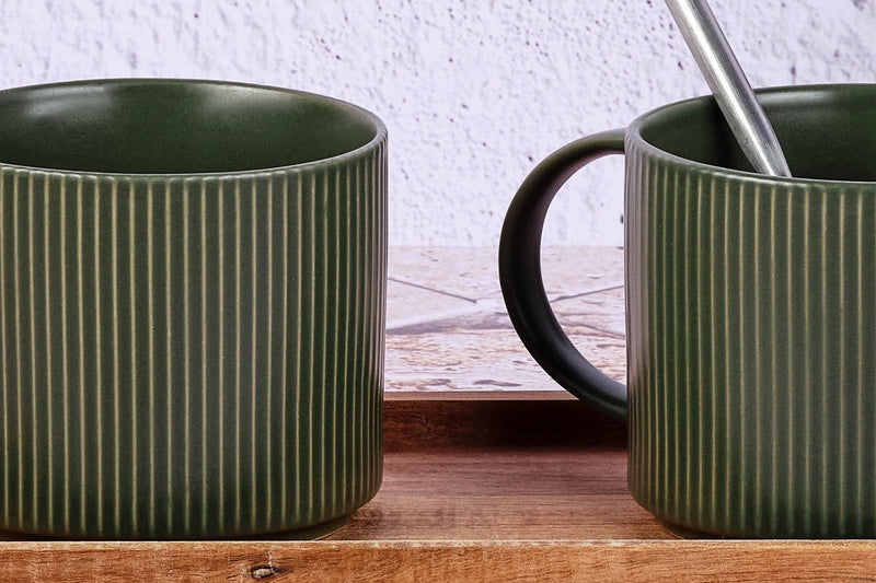 Mug Scandi - 4 Pièces - Olive