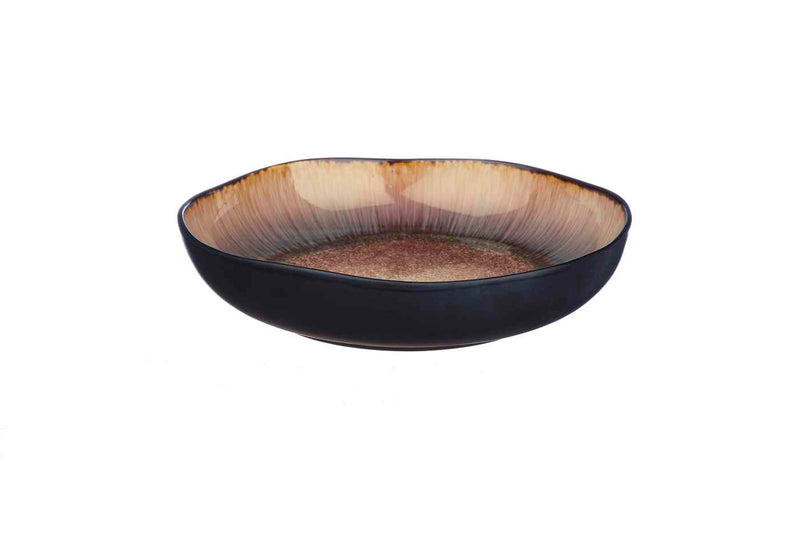 Iris soup plate - 6 pieces - Wild brown