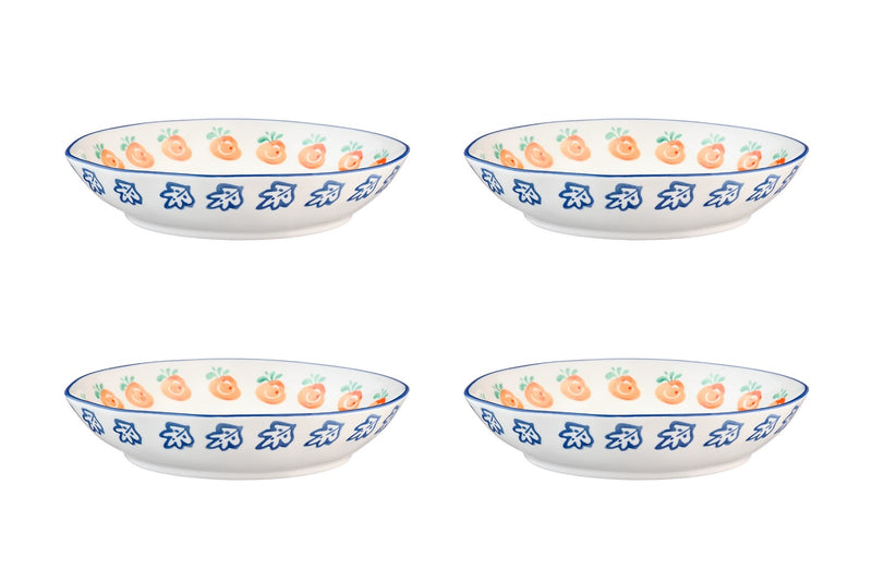 Assiette Creuse Napoli - 4 Pièces - Agrumi