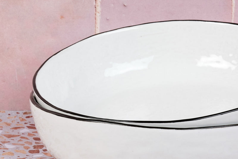 Assiette Creuse Pure - 4 Pièces - Blanc Neige