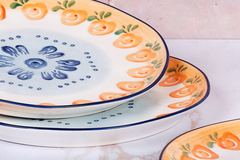 Assiette Napoli - 4 Pièces - Agrumi