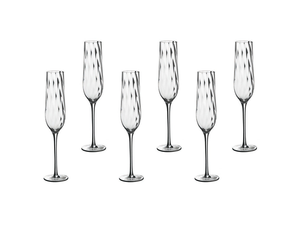 Nude - 6 Verres À Champagne - Sten