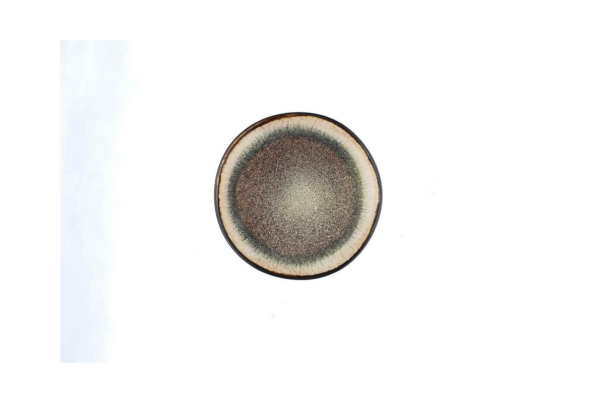 Iris - 6 Assiettes - Marron Sauvage