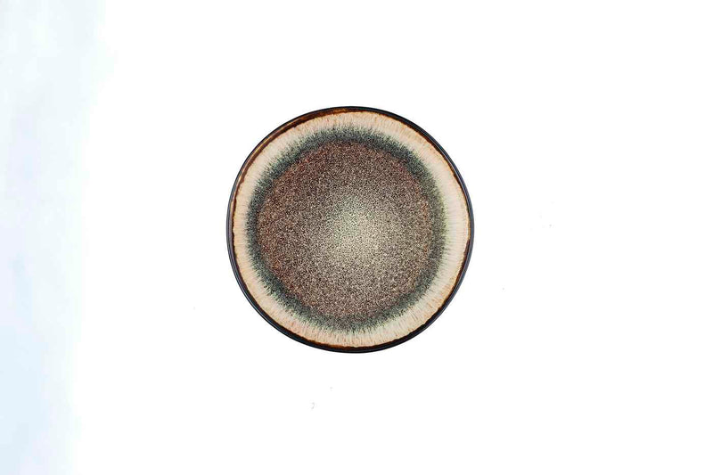 Iris plate - 6 pieces - Wild brown