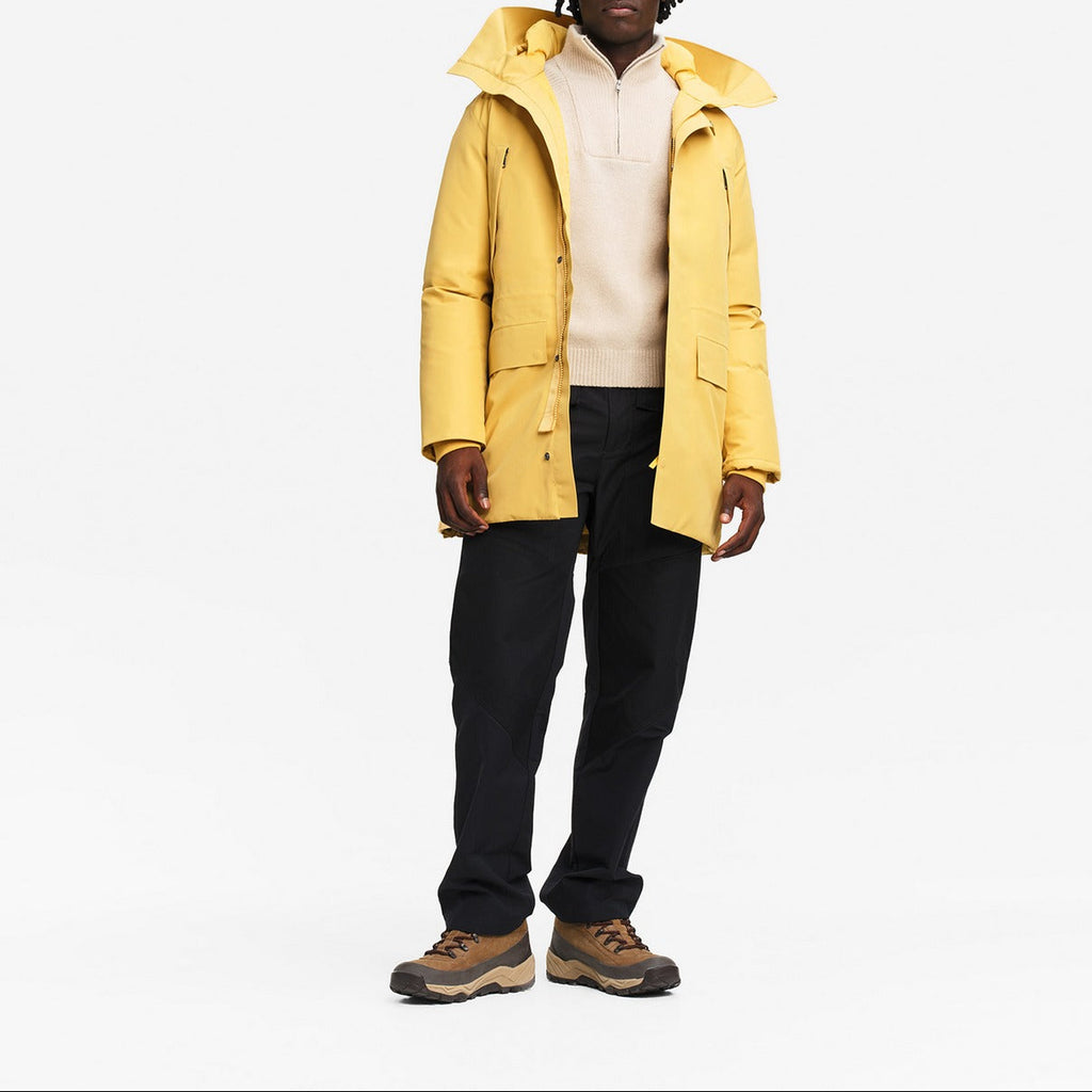 Parka imbottito ocra - Uomo