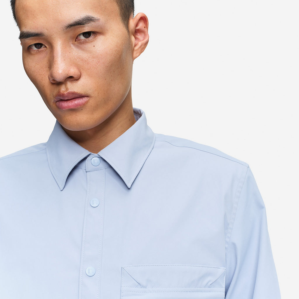 Camicia a maniche lunghe - Blu zen - Uomo