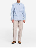 Chemise Manches Longues - Zen Blue - Homme