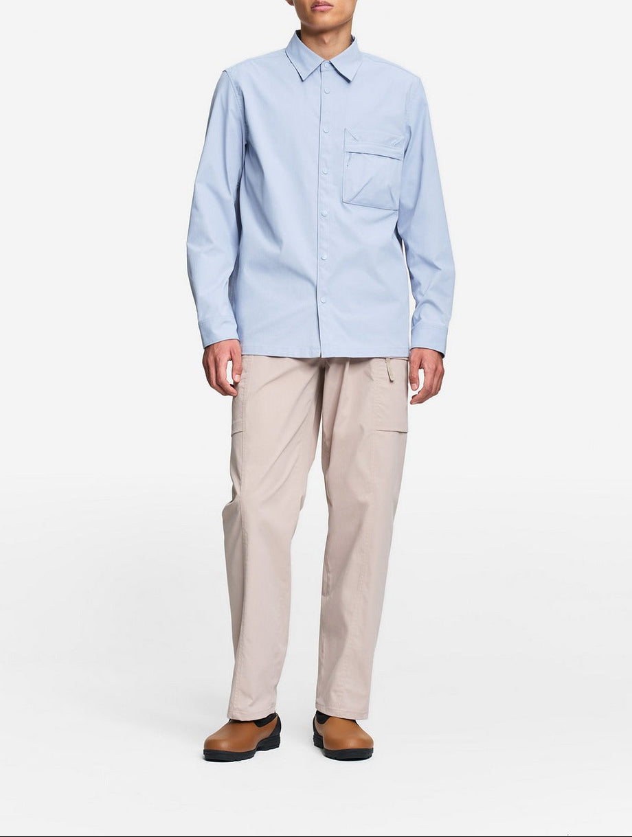 Camicia a maniche lunghe - Blu zen - Uomo