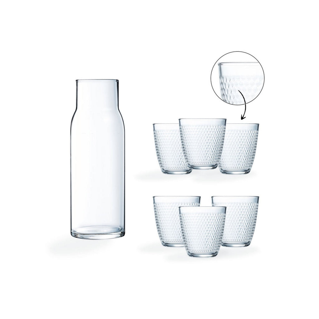 Concepto - Funambule Carafe Set and 6 Water Glasses - 25cl - Luminarc